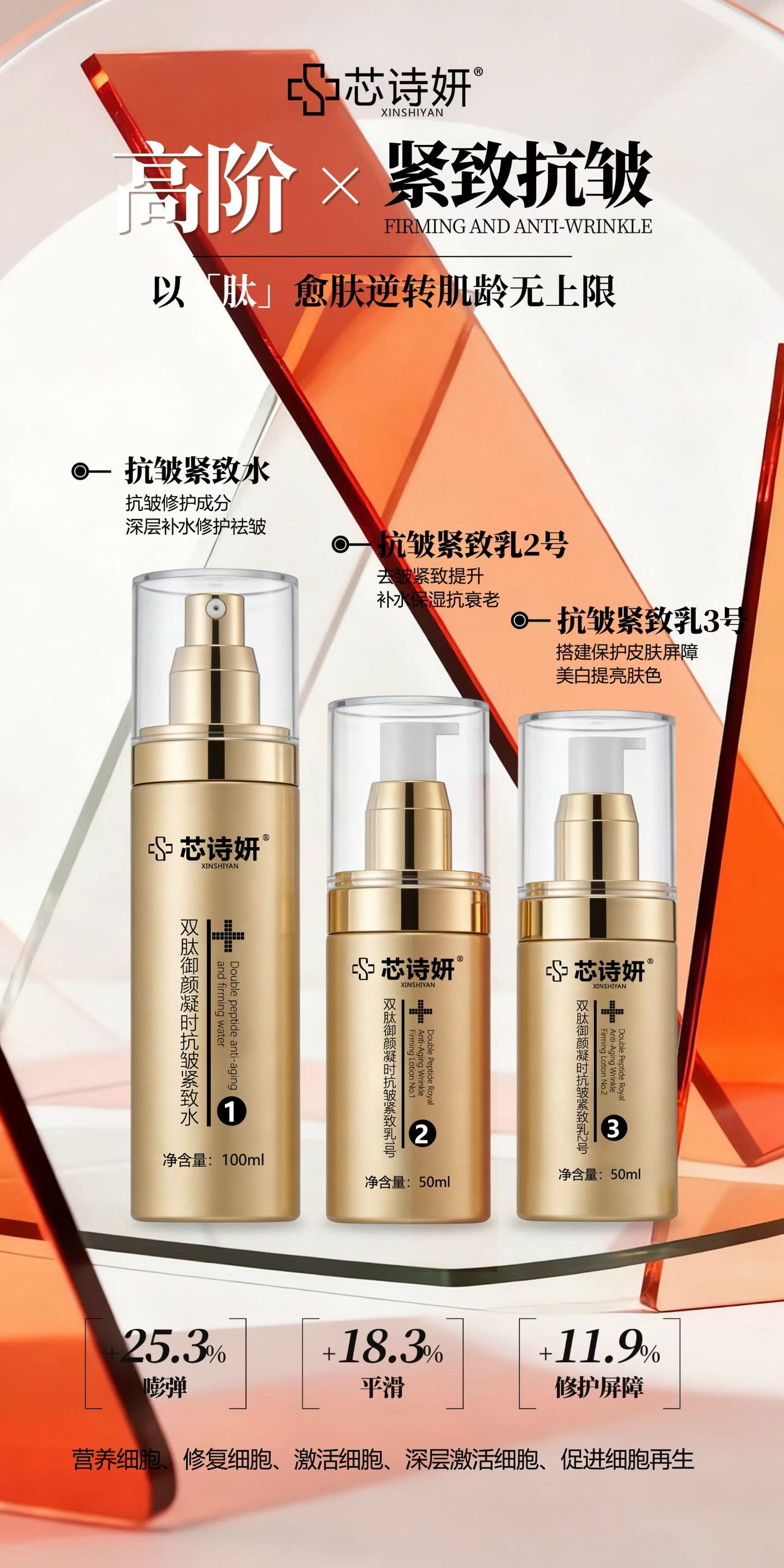 芯诗妍双肽御颜凝时套